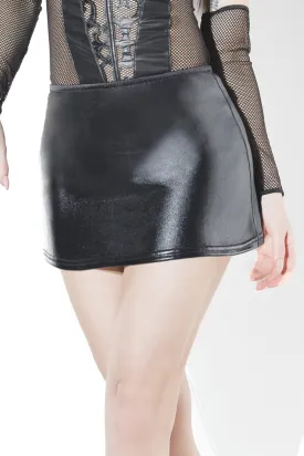 1 PC. Wetlook Mini Skirt