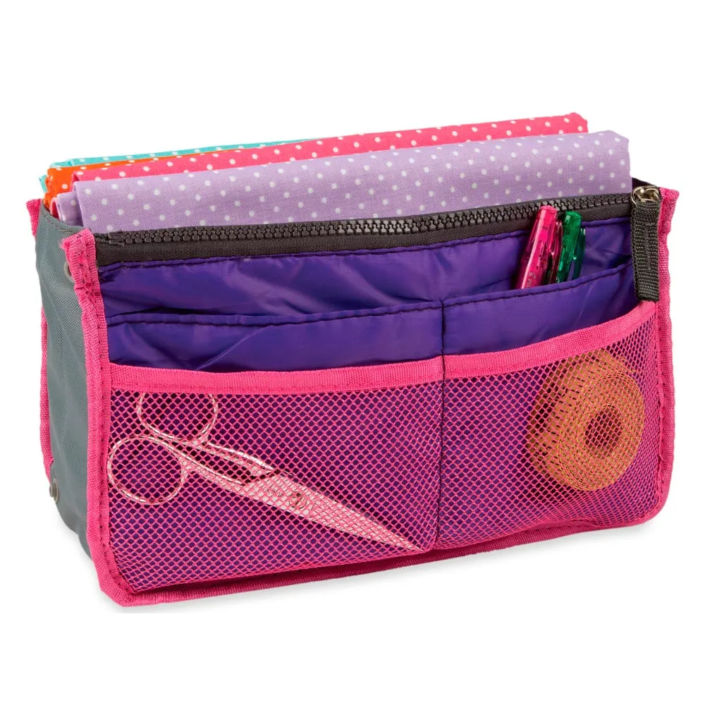 1pc Women Pocket Large Travel Insert Handbag Tote Organizer Tidy Bag Purse Pouch