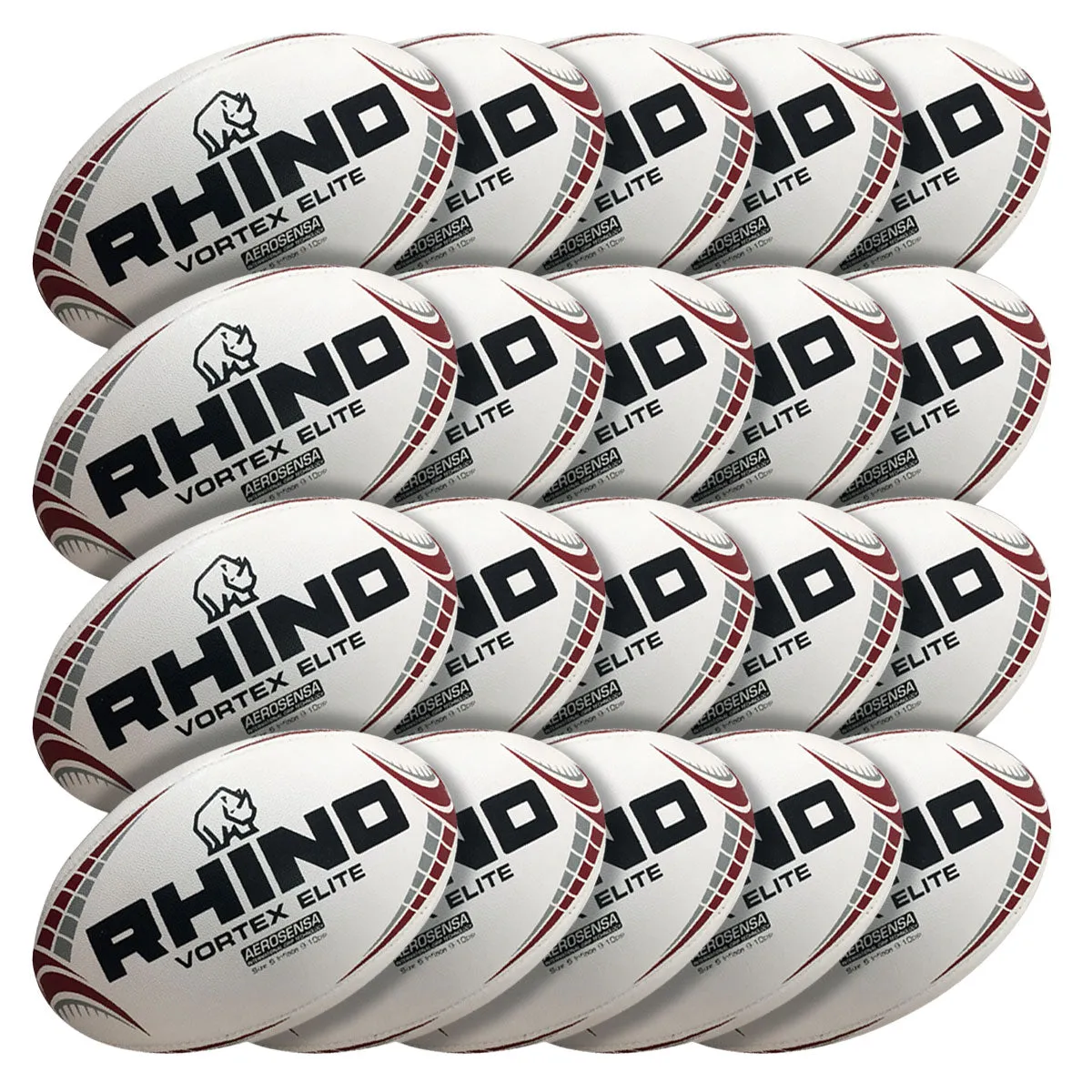 20pc Vortex Elite Match Rugby Ball Bundle