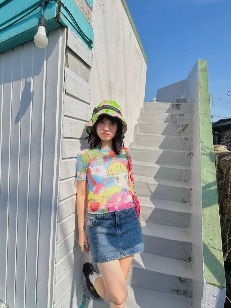 A-line denim skirt【s0000008735】