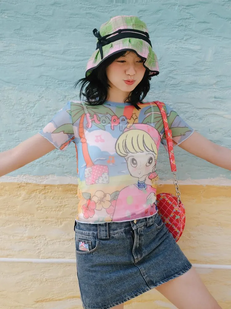 A-line denim skirt【s0000008735】