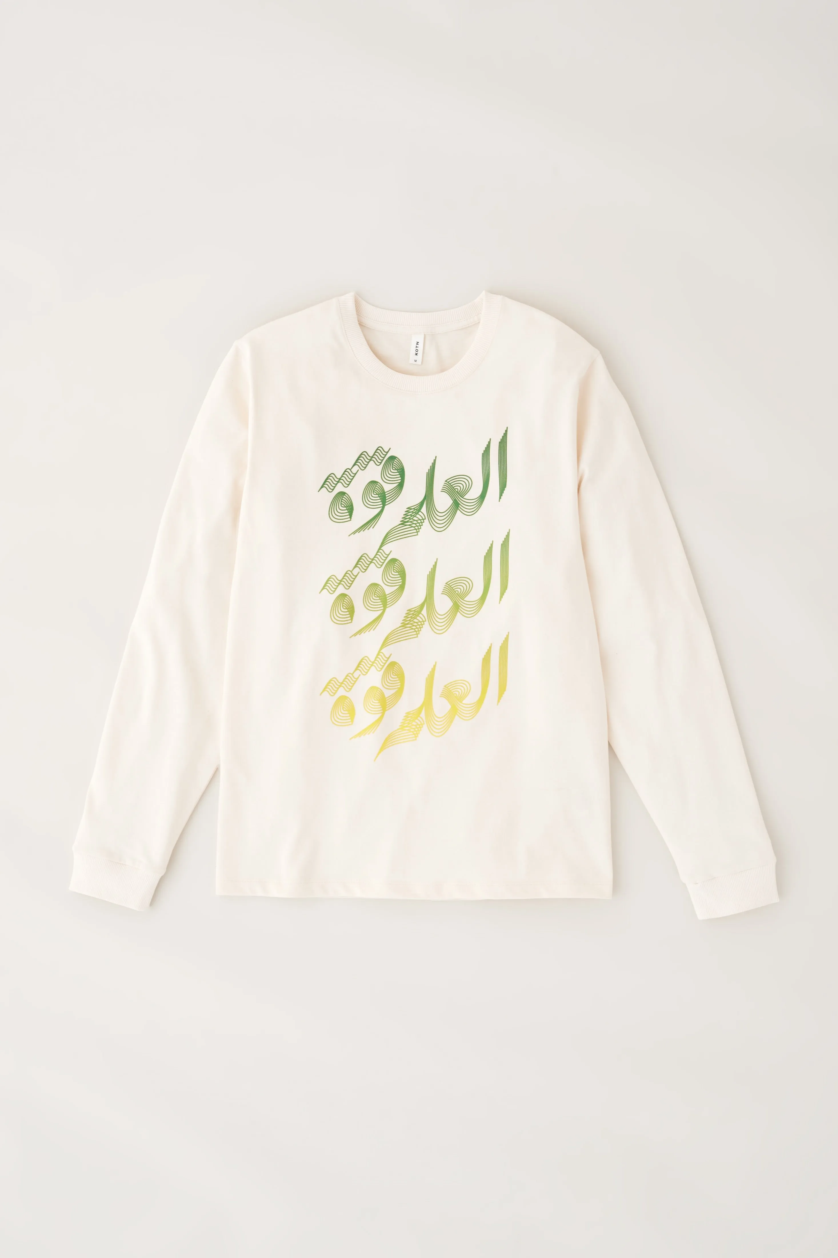ABCs Graphic Longsleeve in Natural