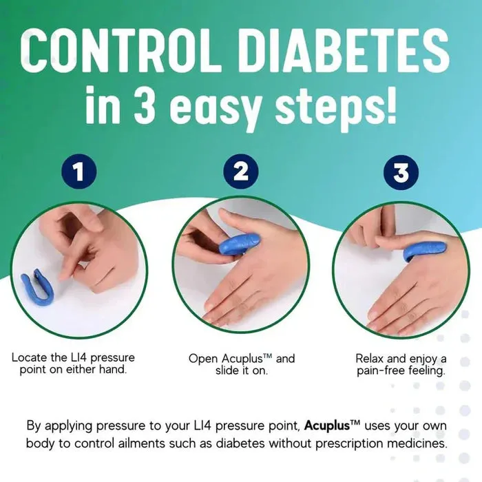 Acuplus  Sugar Control Acupressure Point Clip - Buy 1 Get 1 FREE
