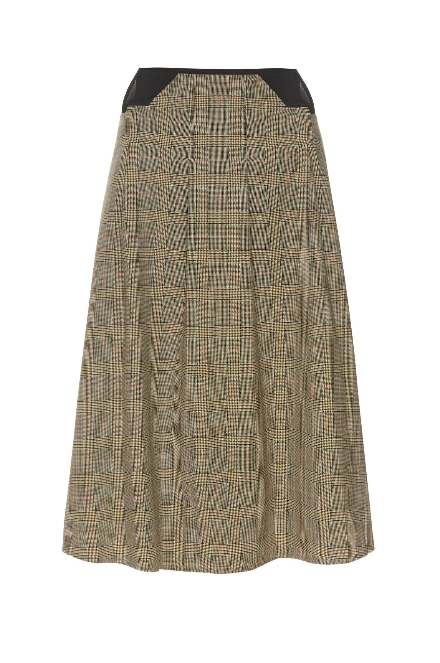 ALBRA SKIRT - BROWN CHECK