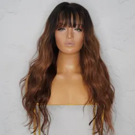 ANASTASIA Ombre Human Hair Lace Front Wig ** READY TO SHIP **