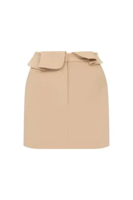 ARIA FLOUNCE WAIST MINI SKIRT