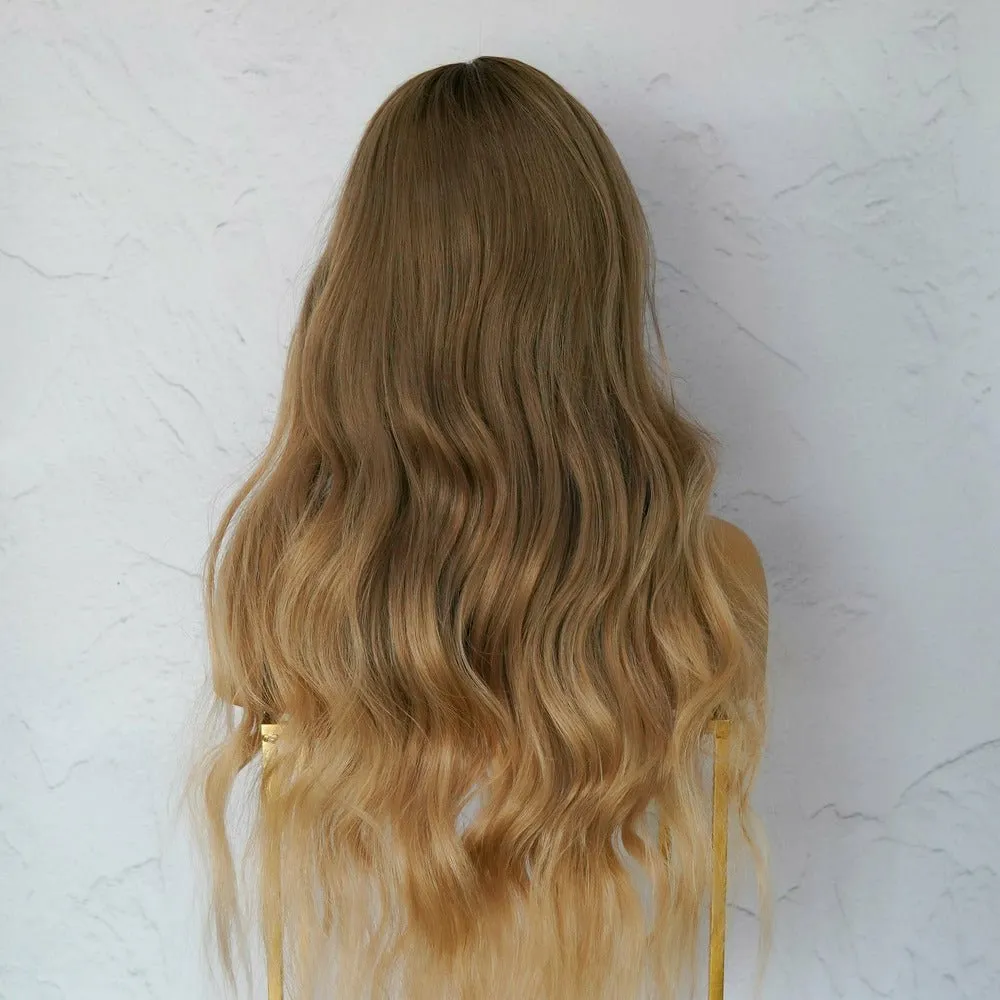 ARIA Mixed Blonde Ombre Human Hair Full Lace Wig