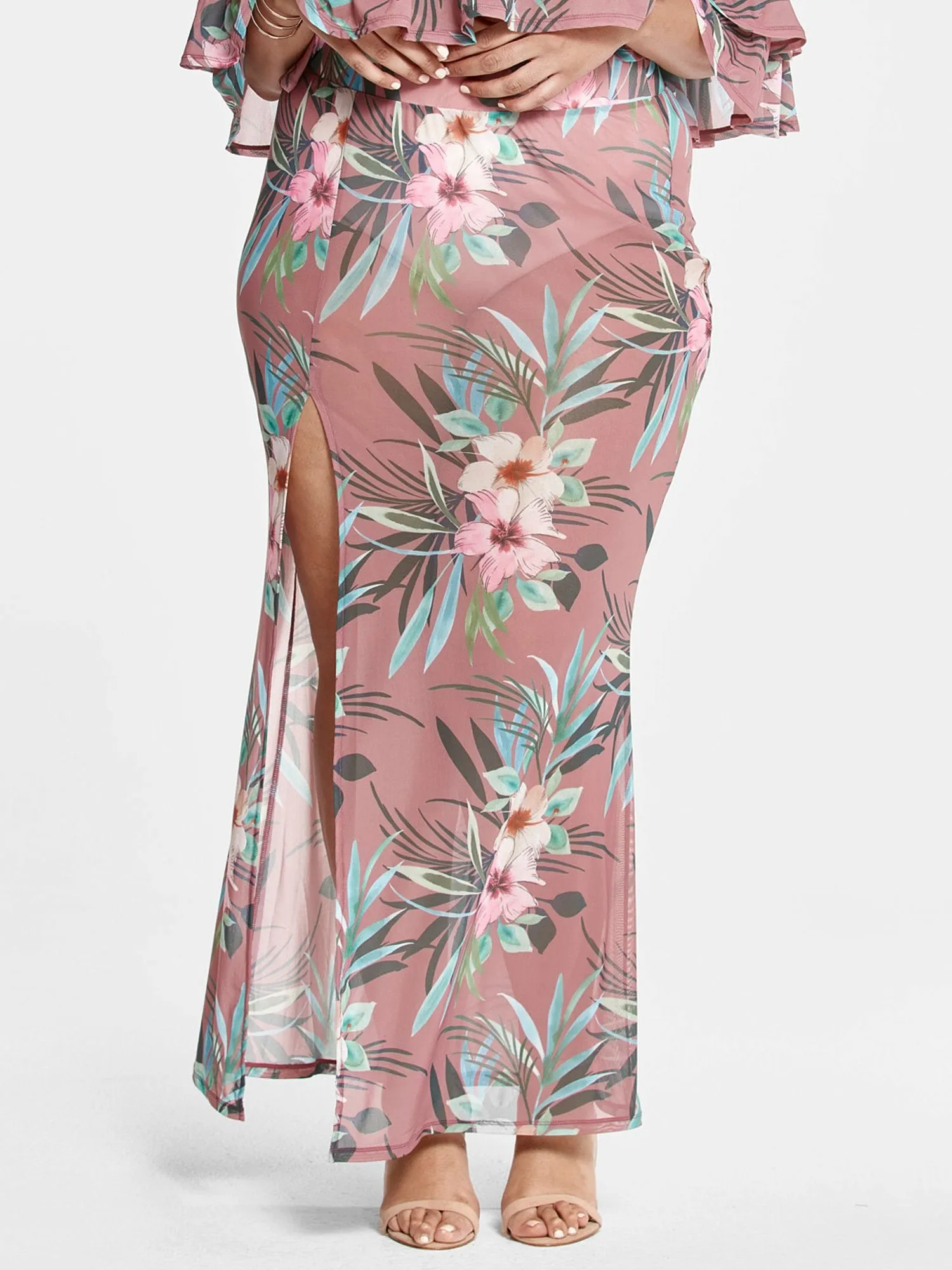 Ashley Mesh Maxi Skirt - SRV x FTF