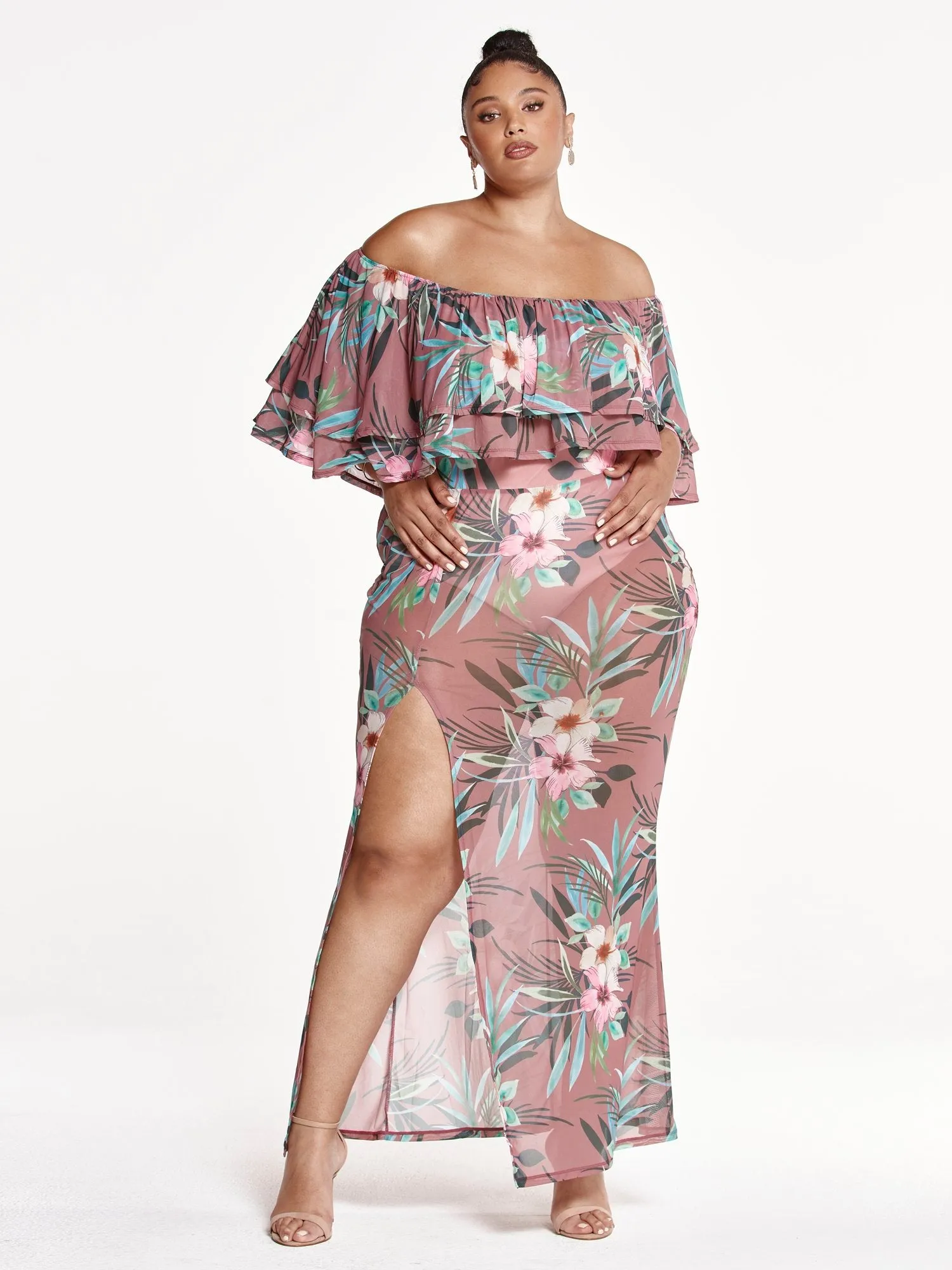 Ashley Mesh Maxi Skirt - SRV x FTF