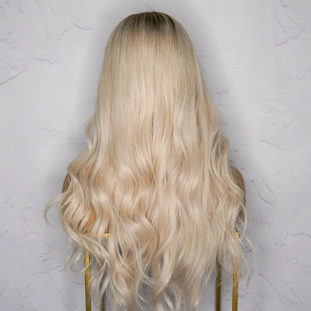 AVALON Blonde Human Hair Lace Front Wig