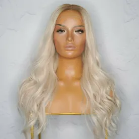 AVALON Blonde Human Hair Lace Front Wig