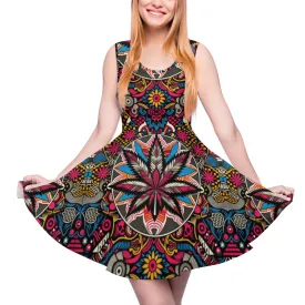 Batik Bliss Skater Dress