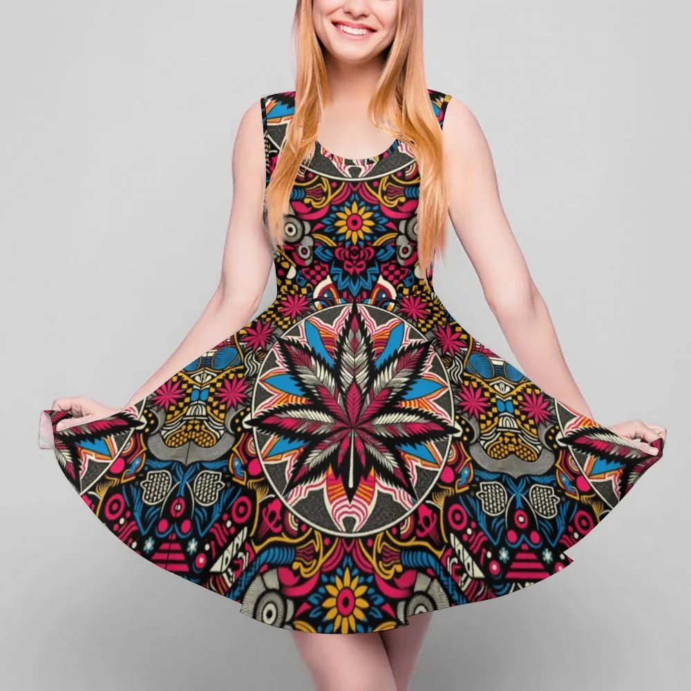 Batik Bliss Skater Dress