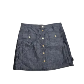 Blue Denim Skirt Mini & Short Michael By Michael Kors, Size 14