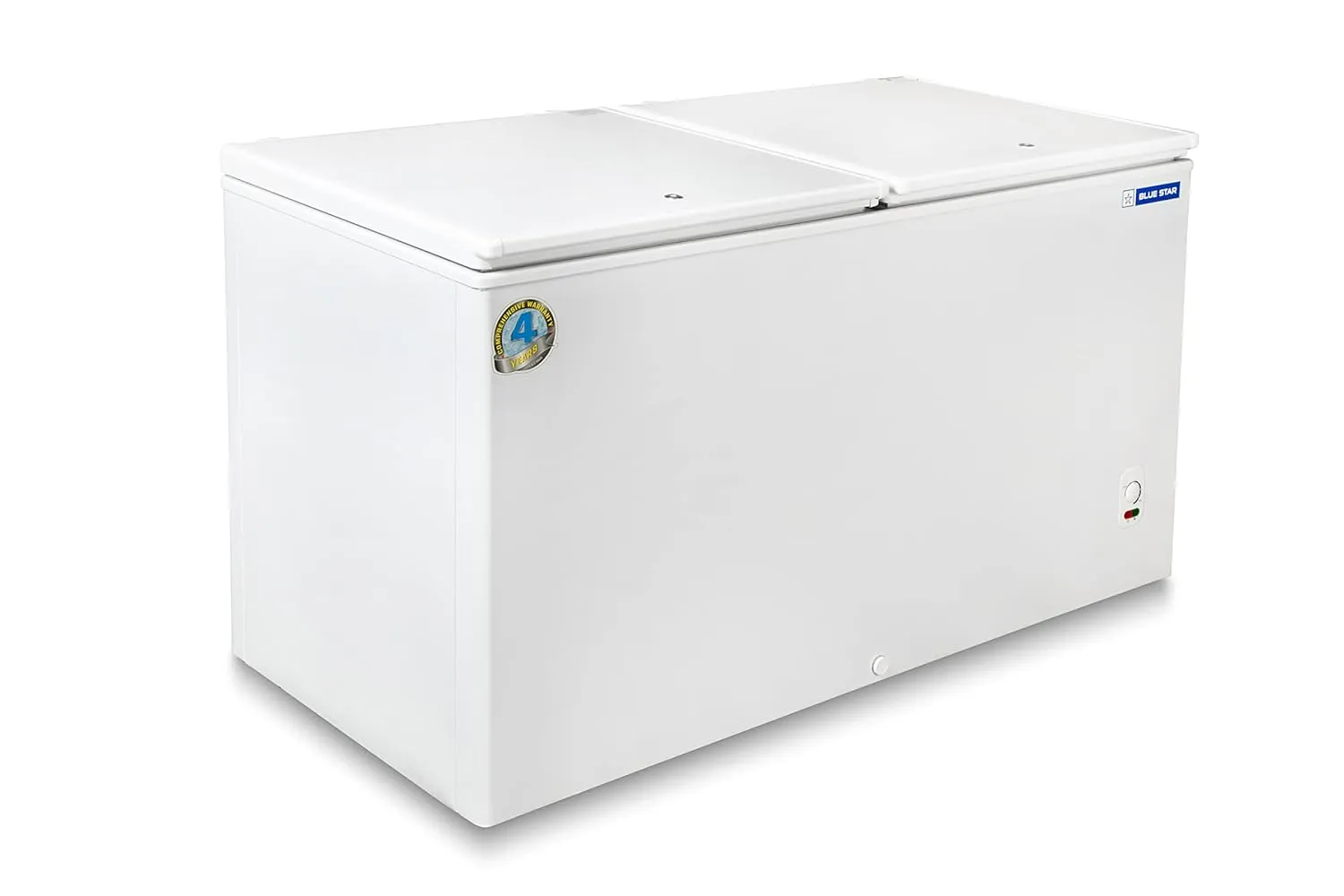 Blue Star CF3-500MEW 457L 3 Star Double Door Deep Freezer – Stabilizer-Free Operation, Corrosion-Resistant Body, White