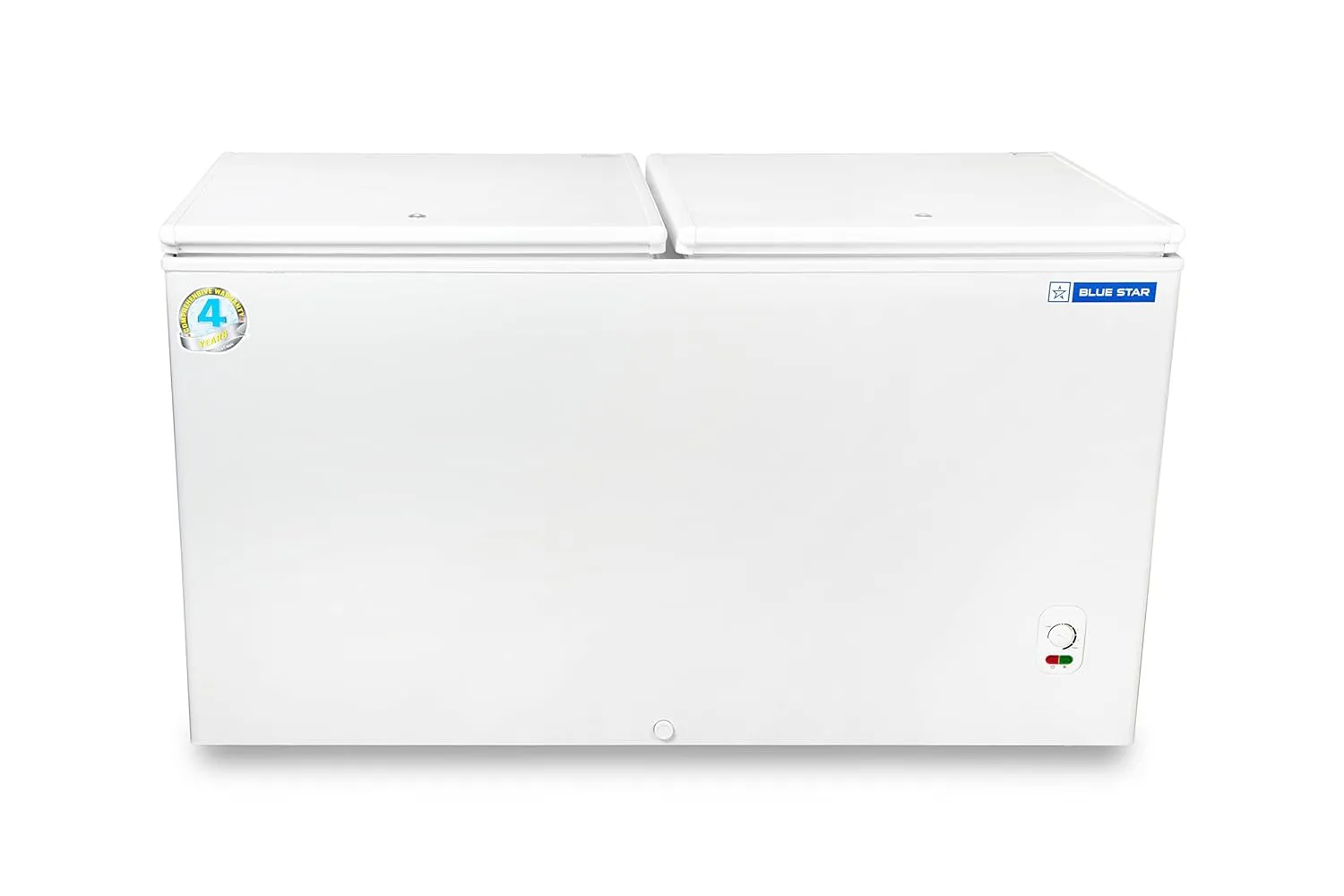 Blue Star CF3-500MEW 457L 3 Star Double Door Deep Freezer – Stabilizer-Free Operation, Corrosion-Resistant Body, White