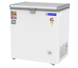 Blue Star CF4-180NEYW 161 Litres 4 Star Double Door Chest Freezer (Direct Cooling Technology, White)