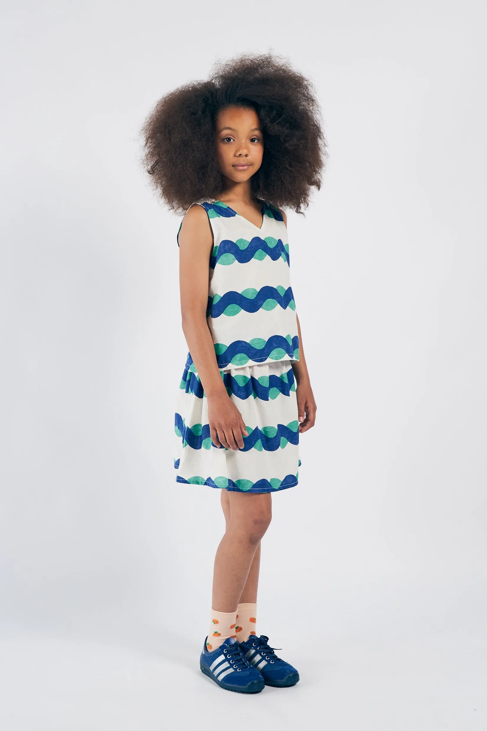 Bobo Choses All Over Sea Flared Skirt