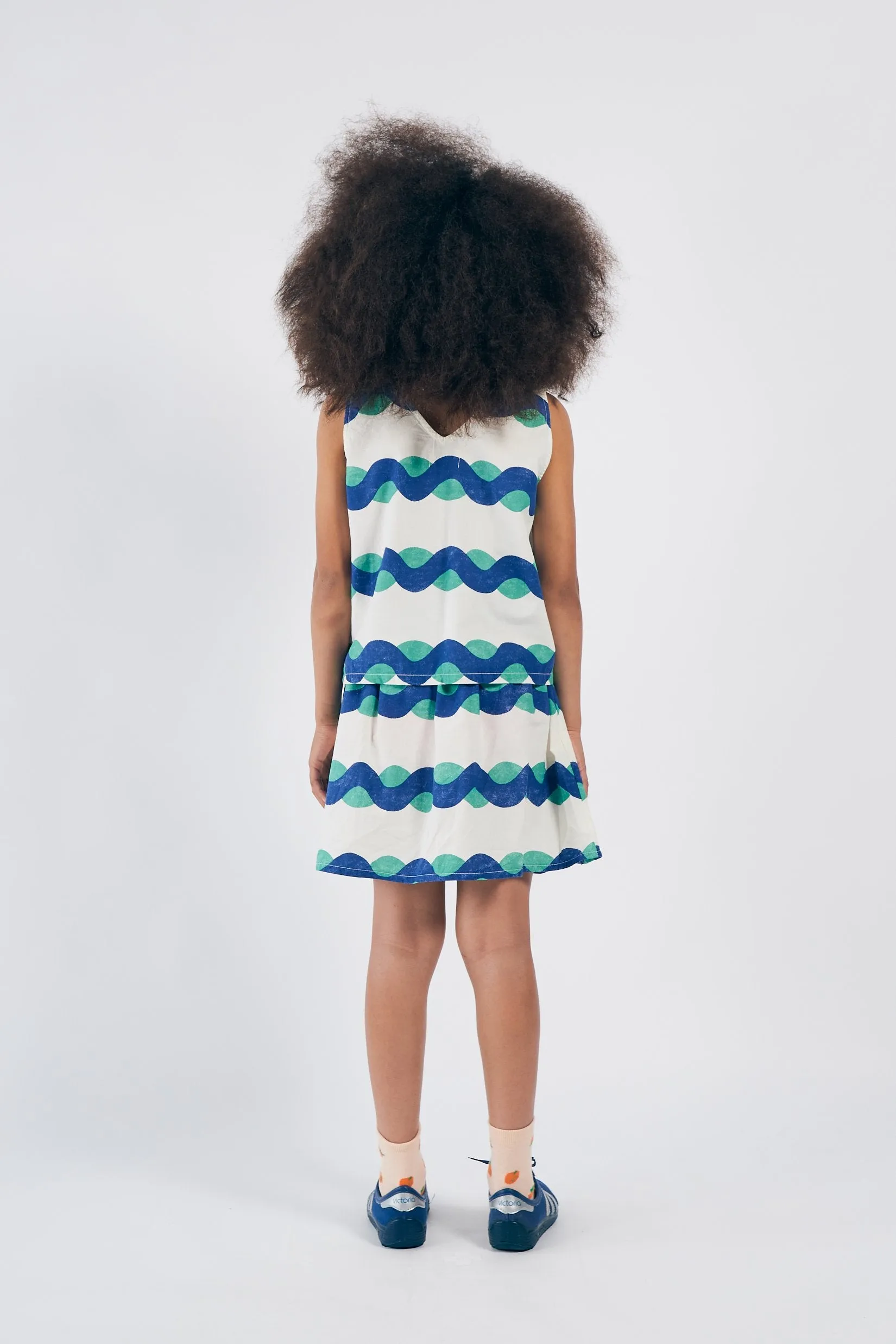 Bobo Choses All Over Sea Flared Skirt