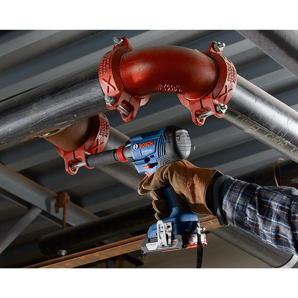 Bosch GDX18V-1600B12 18 V 1/4" and 1/2" Two-In-One Bit/Socket Impact Driver Kit