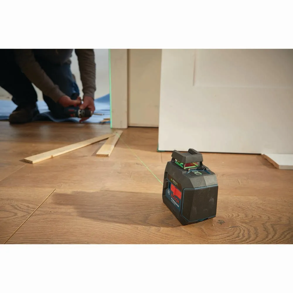 Bosch GLL50-40G Green-Beam Self-Leveling 360° Cross-Line Laser