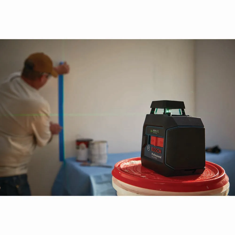 Bosch GLL50-40G Green-Beam Self-Leveling 360° Cross-Line Laser