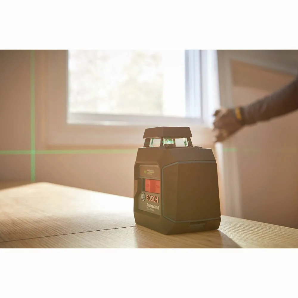 Bosch GLL50-40G Green-Beam Self-Leveling 360° Cross-Line Laser