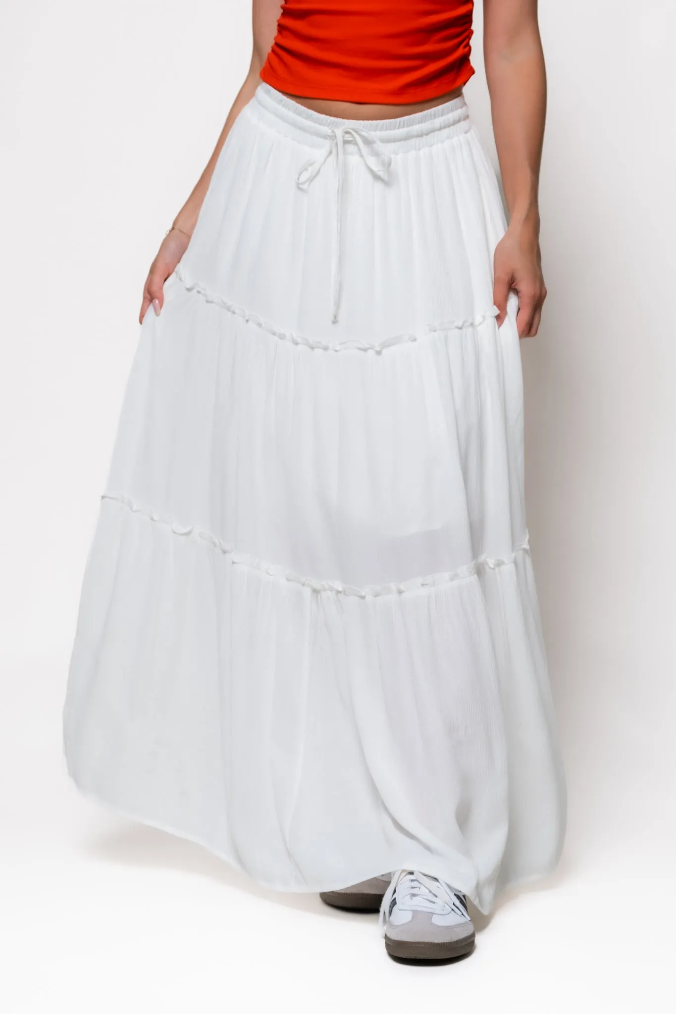 Bria Tiered Maxi Skirt