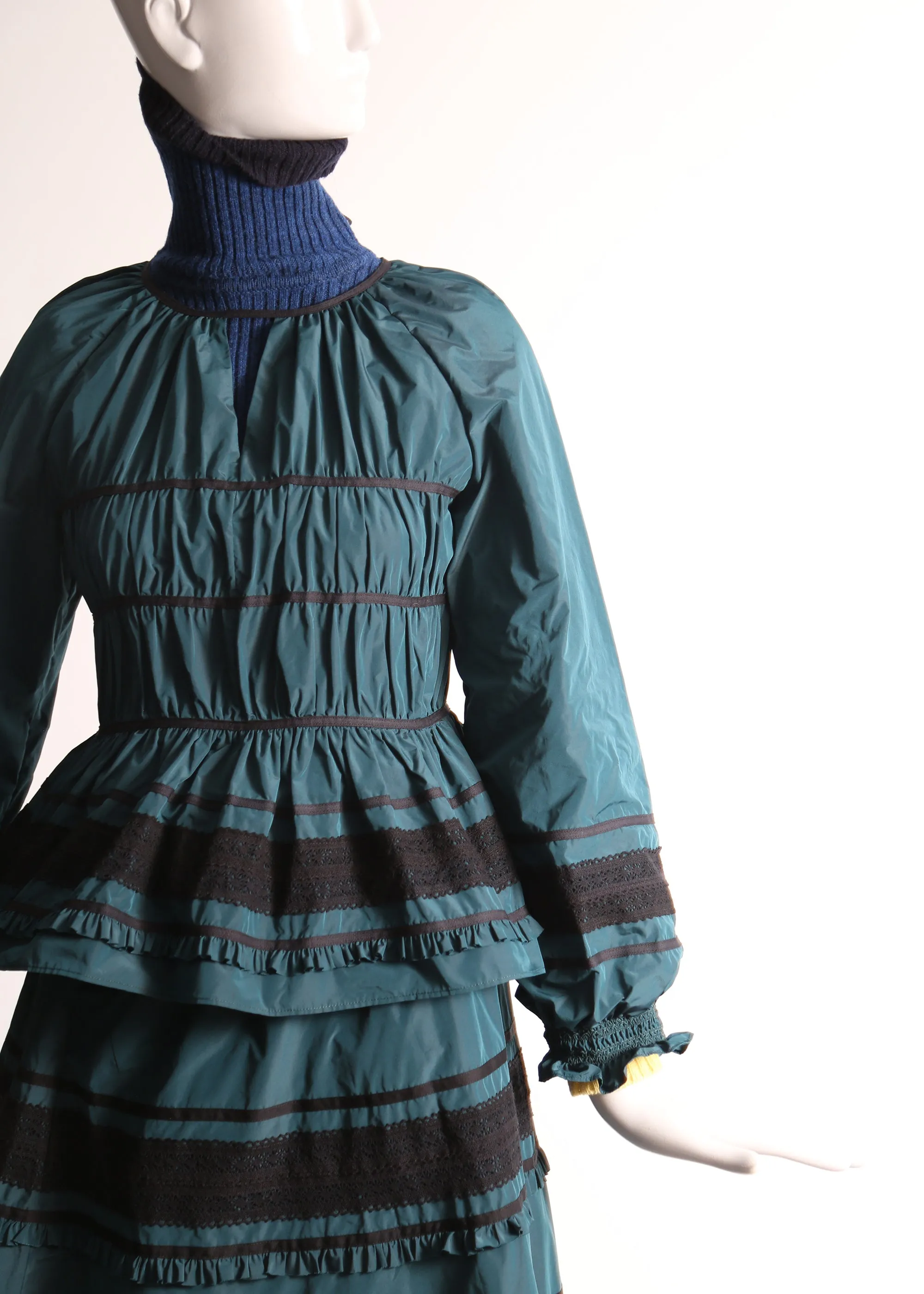 BRITTANY CORSET CINCHED BLOUSE