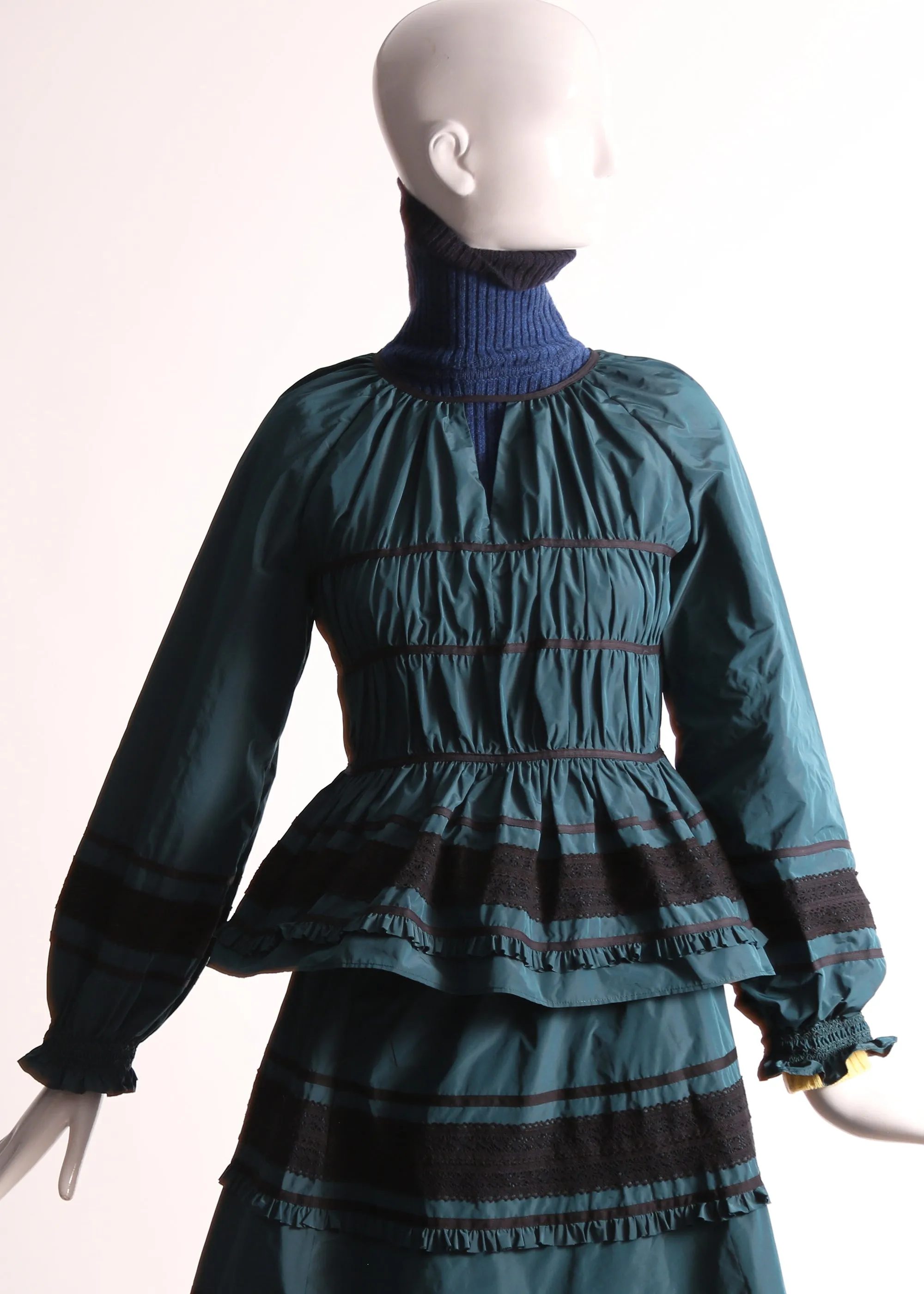 BRITTANY CORSET CINCHED BLOUSE