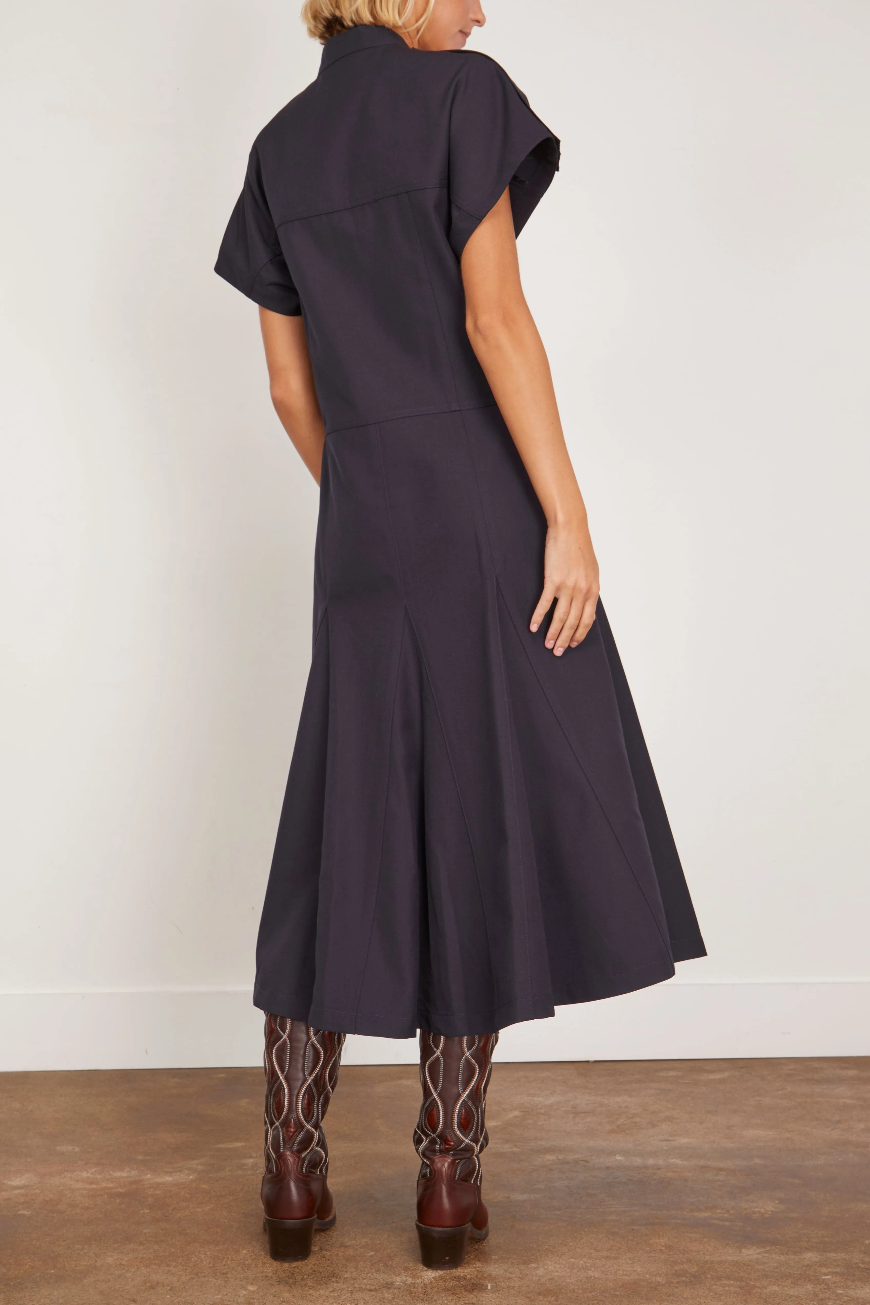 Calvin Dress in Navy