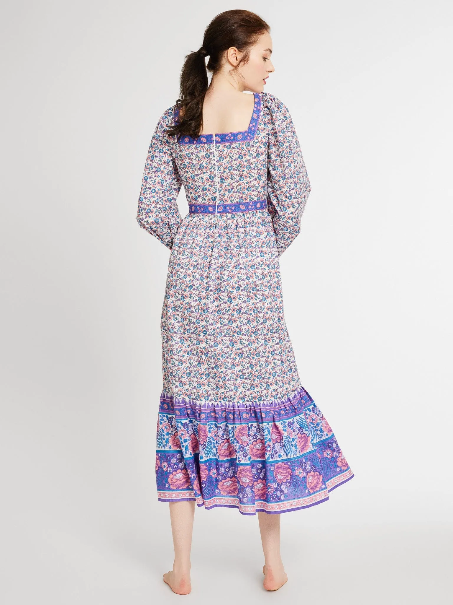 Carmen Dress in Bluebell