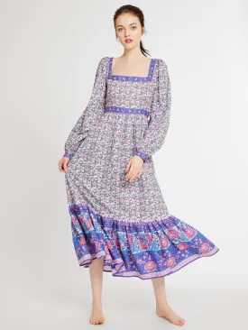 Carmen Dress in Bluebell