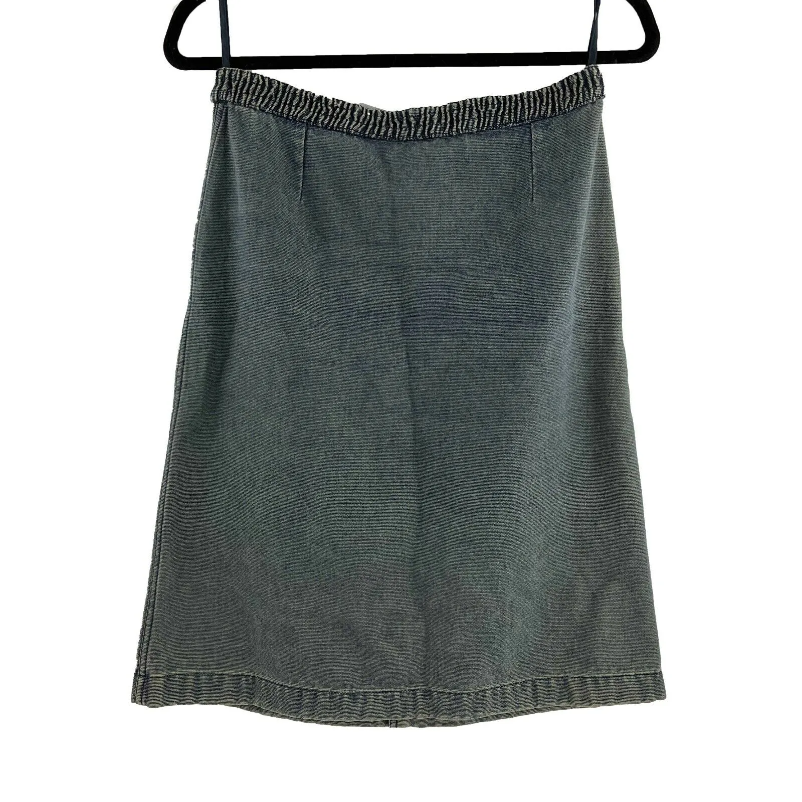 Chanel - Vintage 01P Washed Denim Jacket & Skirt Set - CC Buttons - Size 36 US 4