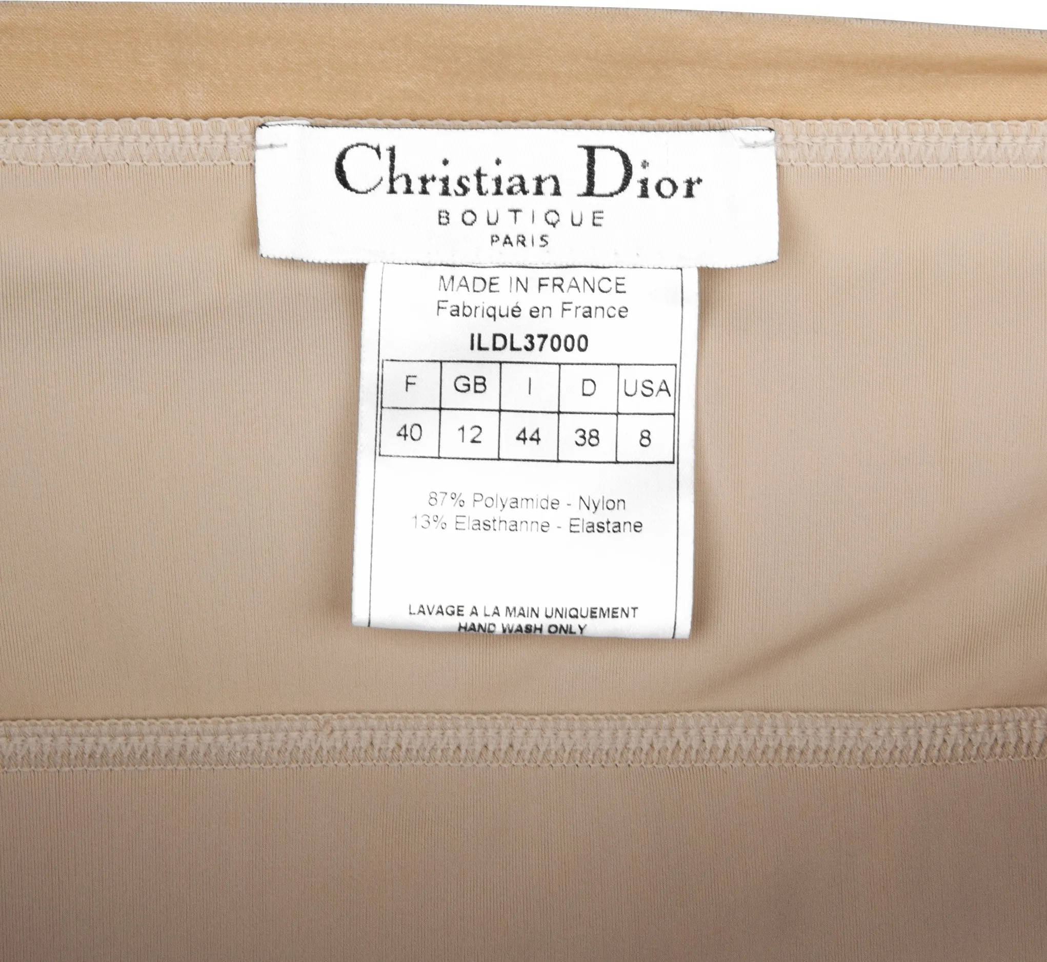 Christian Dior Peace Sign Fringe Mini Skirt