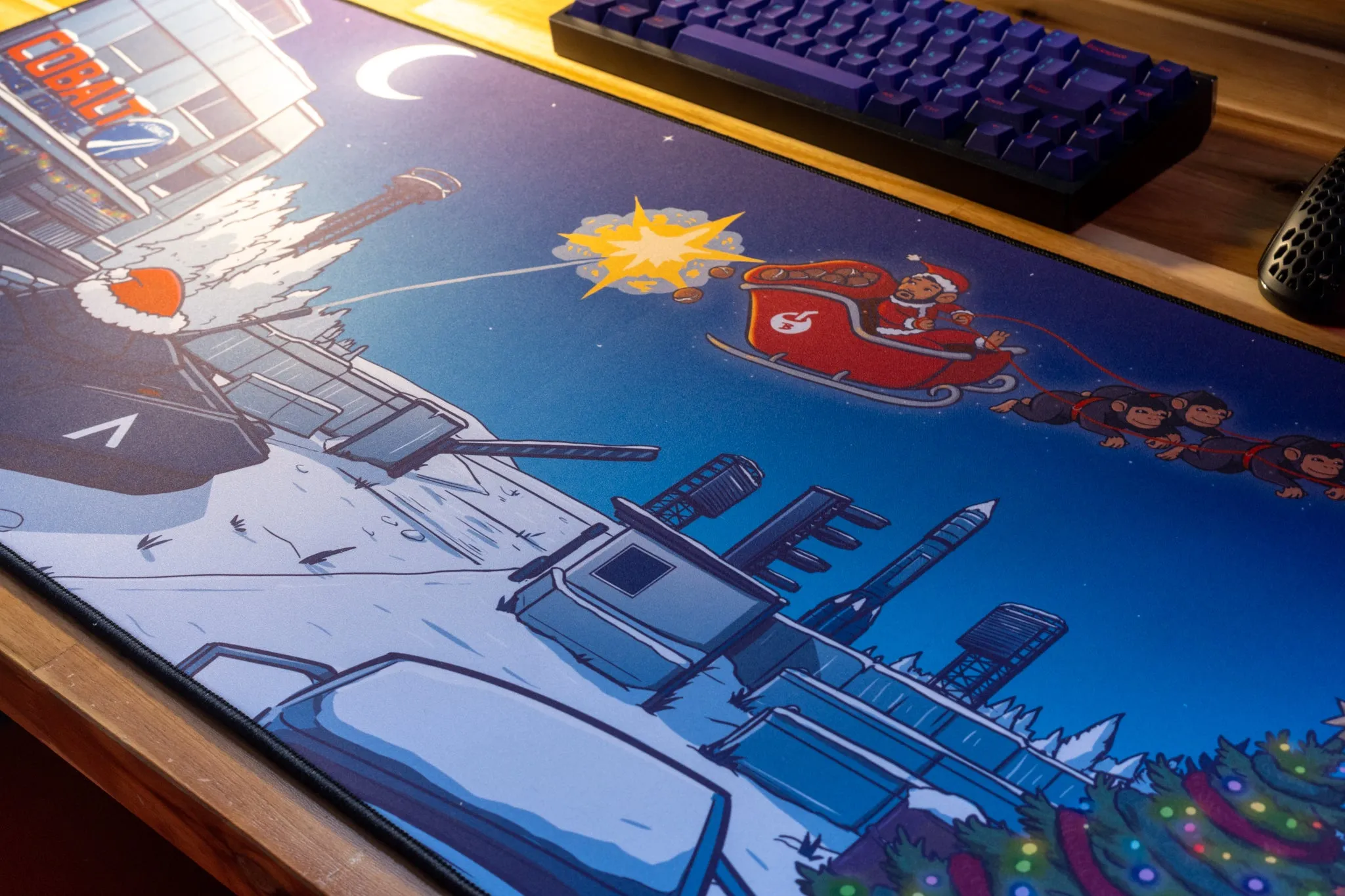 CoconutB "Ook Christmas" Limited Edition Content Creator Collaboration Gaming Deskmat
