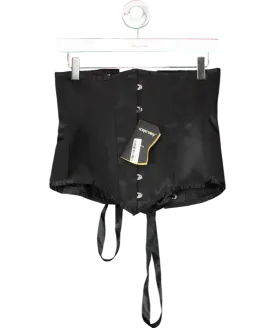 Corset Story Black Underbust Waist Taming Corset UK 12