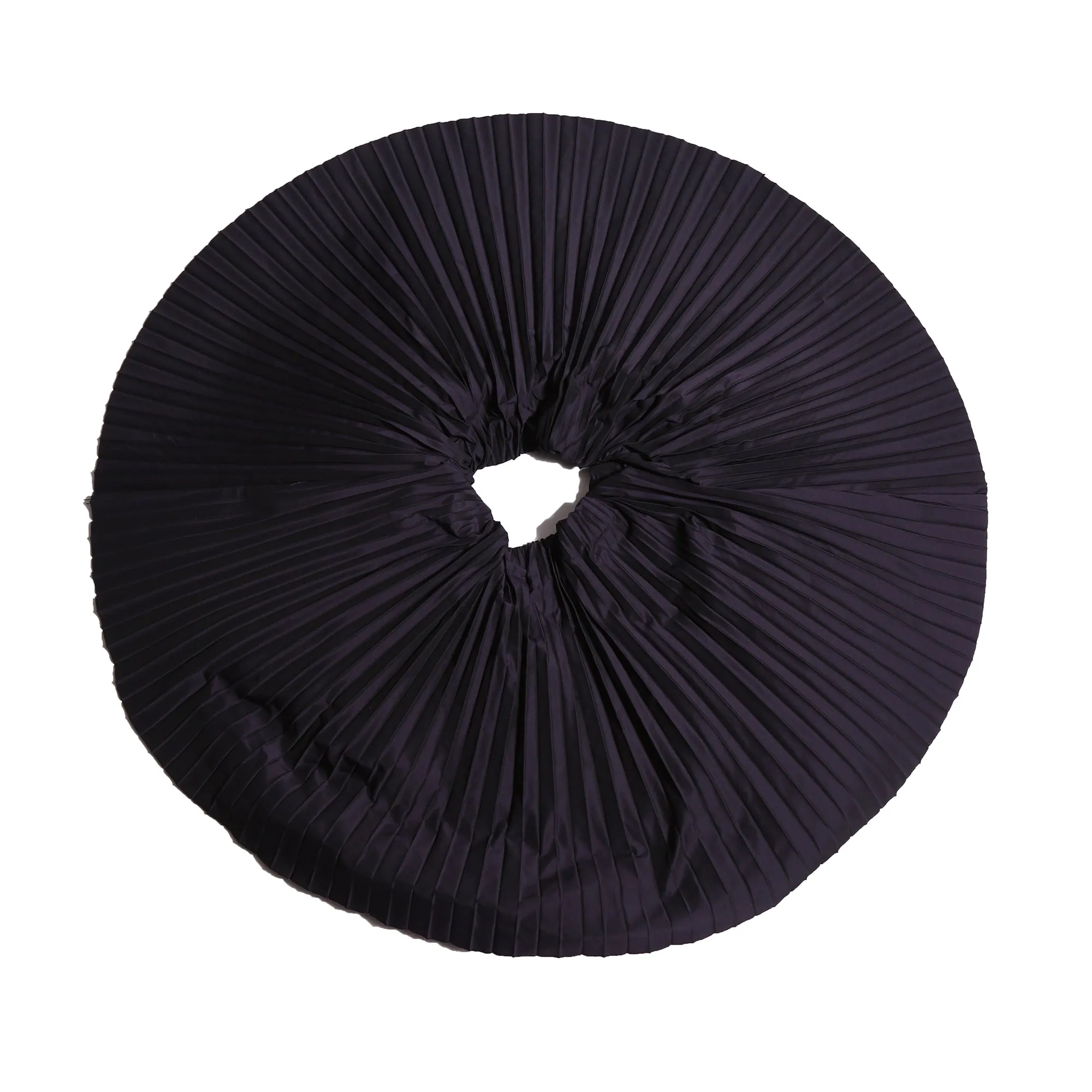 CRUSH PLEATED TWIRL SKIRT