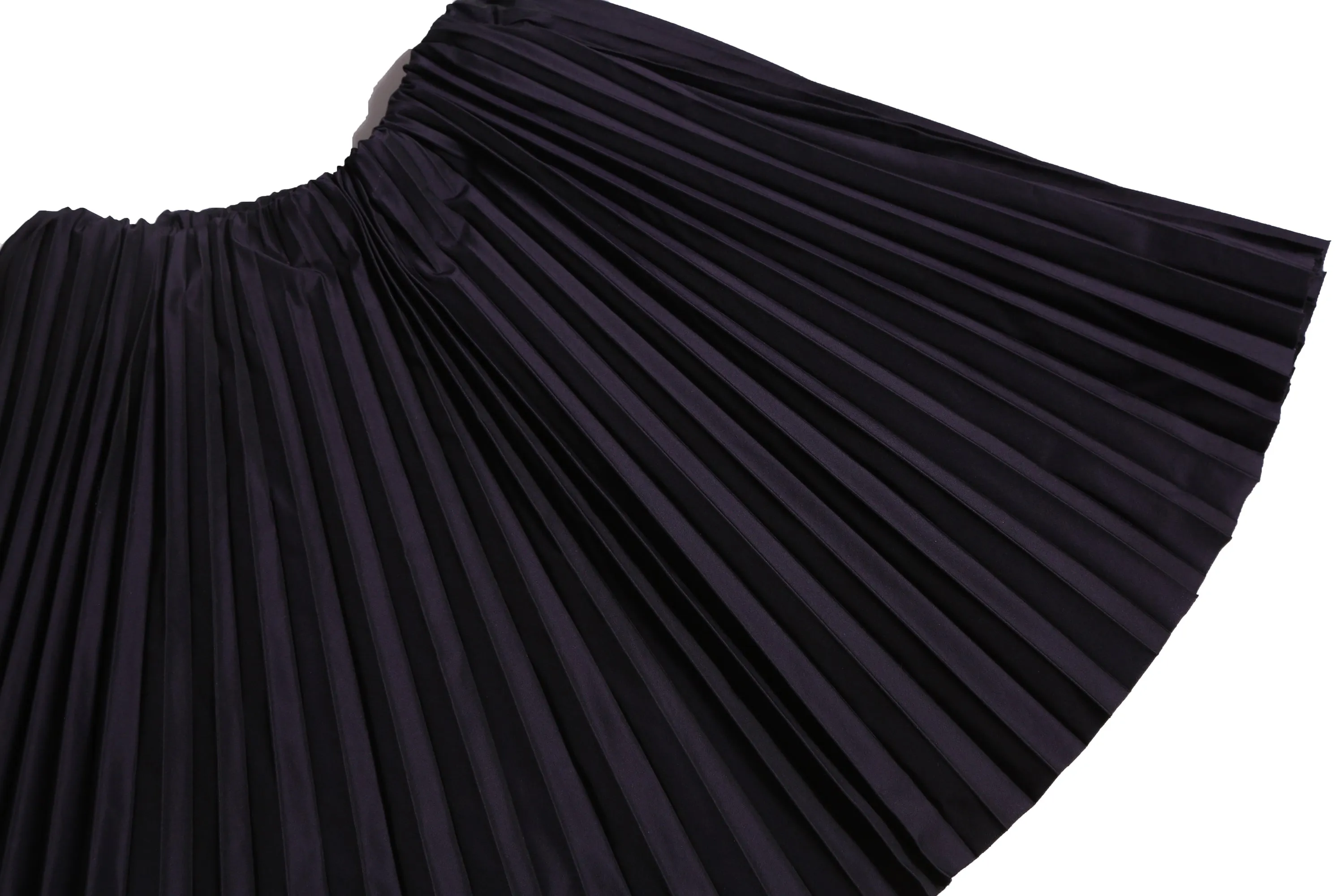 CRUSH PLEATED TWIRL SKIRT