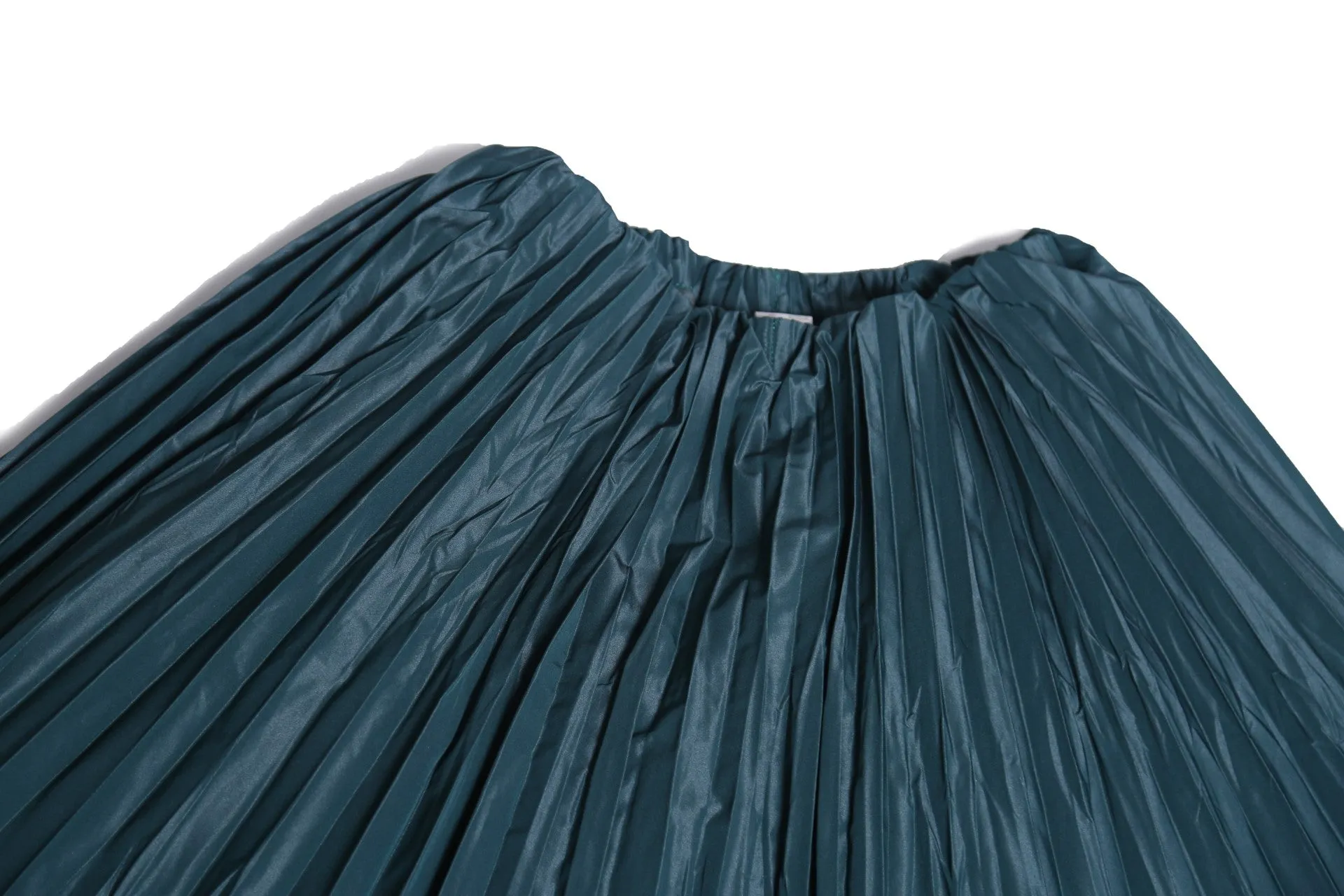 CRUSH PLEATED TWIRL SKIRT