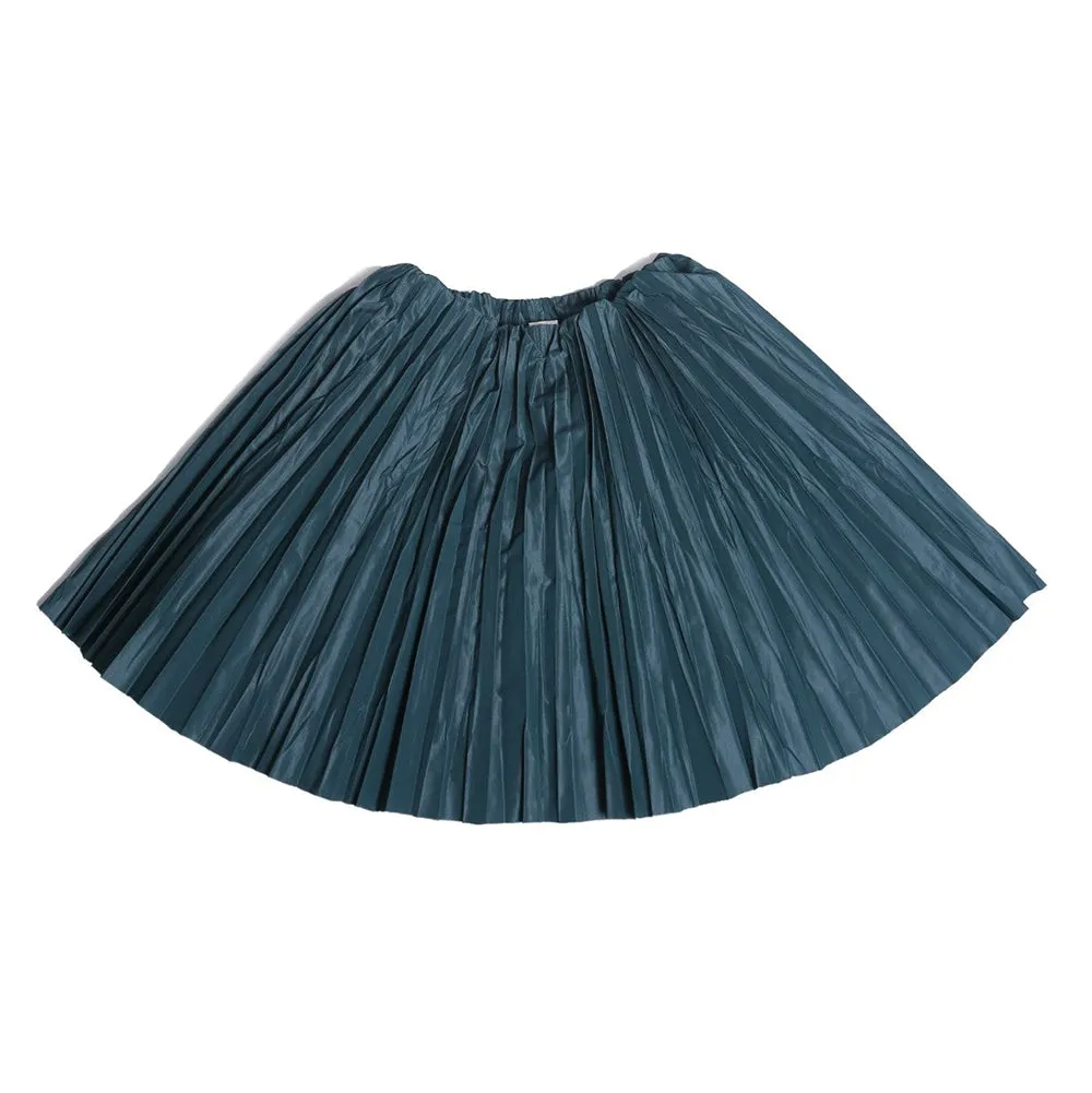 CRUSH PLEATED TWIRL SKIRT
