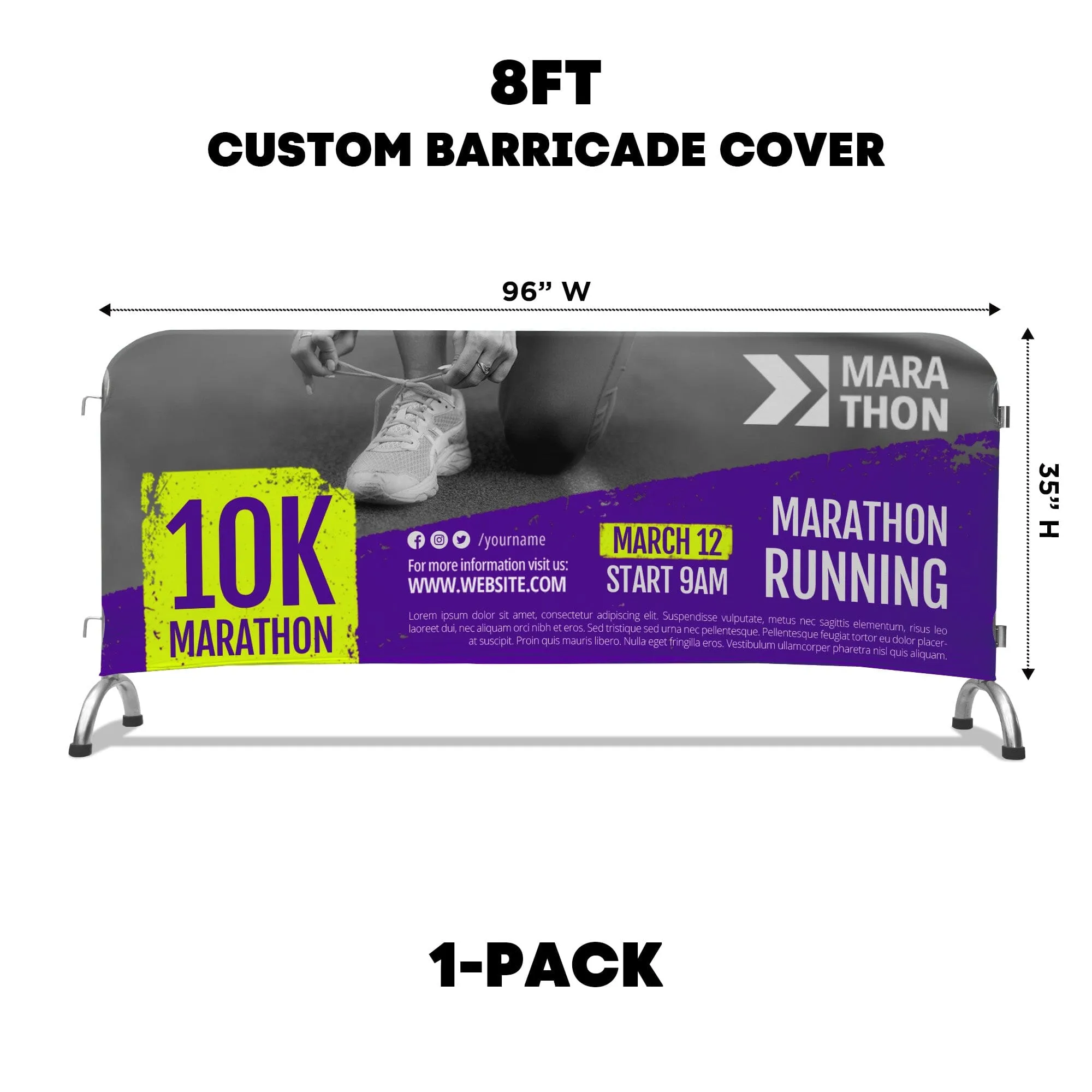 Custom Barricade Cover