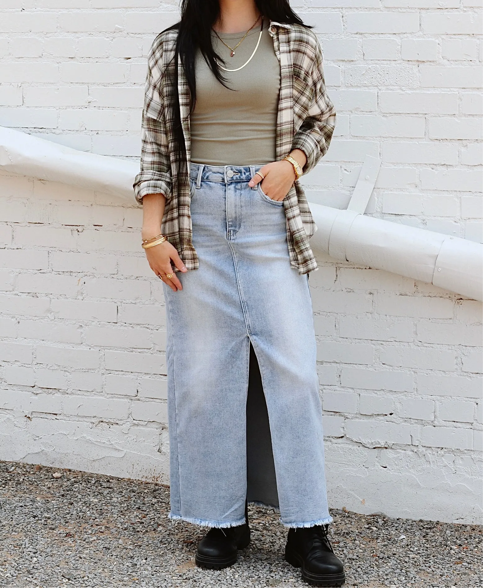 Delaney Denim Skirt