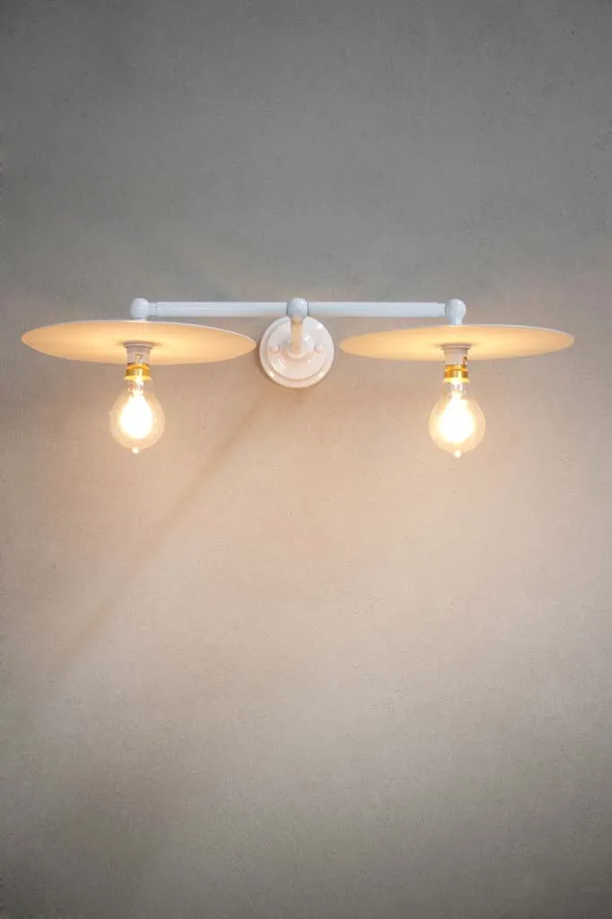 Disc Double Swivel Arm Wall Light