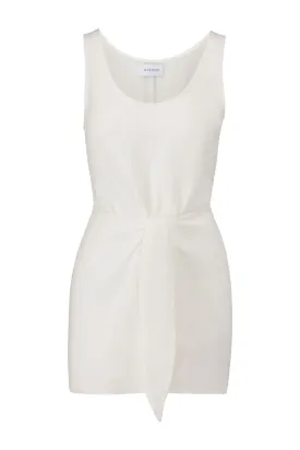 D.K. Mini Dress in Linen Cupro