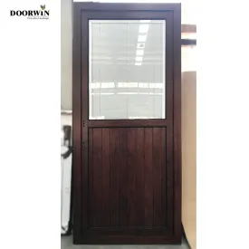 Doorwin 2021Australian Standards Latest Design Exterior Large Wood Patio Door For Sale For Homes And Commercial Housing