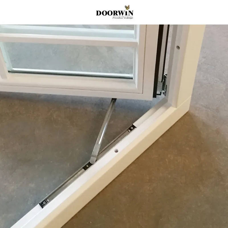 Doorwin 2021cedar australia hardware wood french grill multiple panels new style hot sale latest design wood casement window