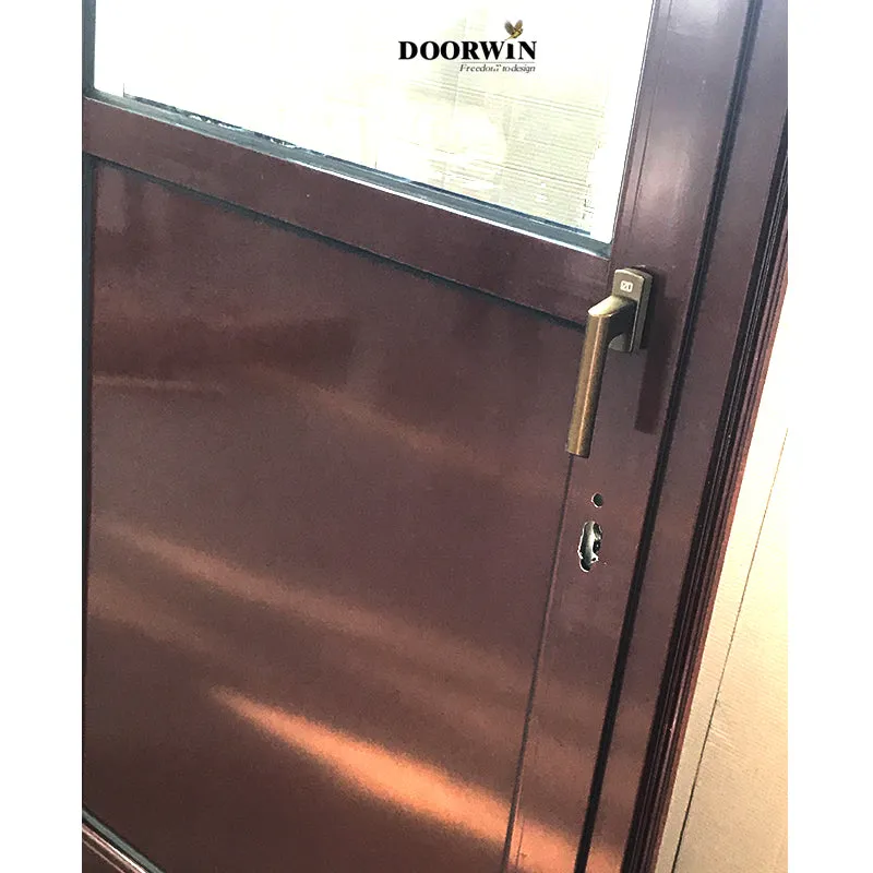 Doorwin 2021China certified supplier Paterson exterior solid wood doors for home front sale homes
