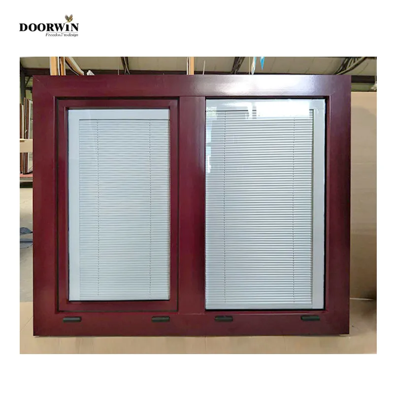 Doorwin 2021Factory direct supply impact resistant windows prices hurricane hot- sale casement window shutters