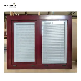 Doorwin 2021Factory direct supply impact resistant windows prices hurricane hot- sale casement window shutters